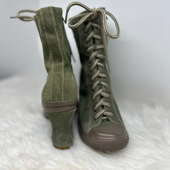 Bakers Shoes - Bakers Kassie Suede Lace-Up Ankle Boot